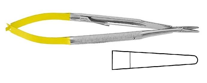 TC BARRAQUER Голкотримач мікро; прямий; гладкий; із замком; 18,0см. Tontarra Medizintechnik GmbH